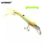 (7) Piece. Ika Squid Diving Trolling Fishing Lure Set