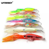 (7) Piece. Ika Squid Diving Trolling Fishing Lure Set