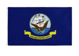 US Navy Flag and USA flags